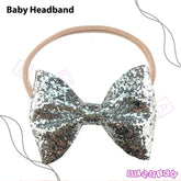 Baby Headband for Baby Hair Accessories for infant (Silver)
